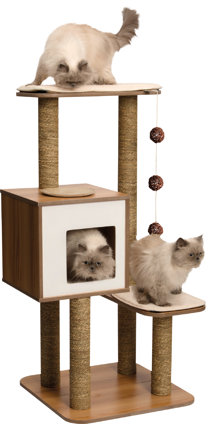 catit Katzenmöbel Vesper V-High Base Walnuss